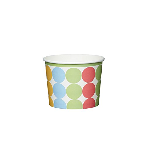 Kitchen Craft Pack Of 6 Coolmovers Tutti- frutti Paper Ice Cream Cups RRP £1.99 CLEARANCE XL £1